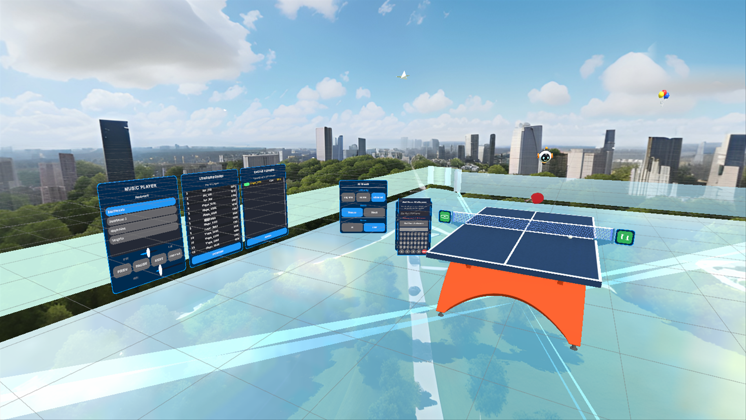 Music player and leaderboards